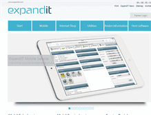 Tablet Screenshot of expandit.dk